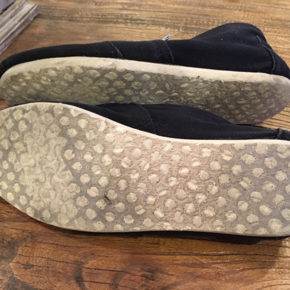 TOMS Women's Navy Blue Flats Loafers size 7 wide - Picture 4 of 6